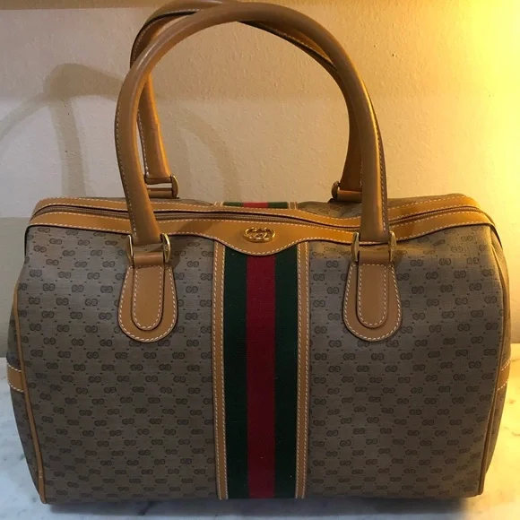 BRAND NEW VINTAGE GUUCI BOSTON MINI TOTE - Picture 1 of 8